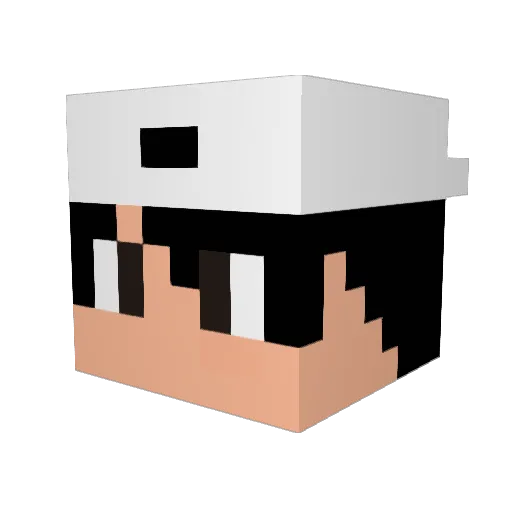 Jaybur123 Minecraft avatar head, 3D render