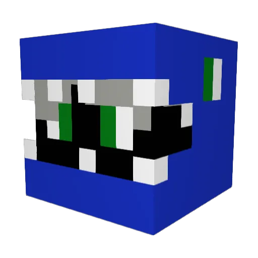 Jaycalli50 Minecraft avatar head, 3D render