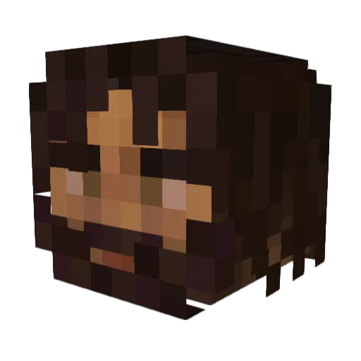 JayceTalis Minecraft avatar head, 3D render