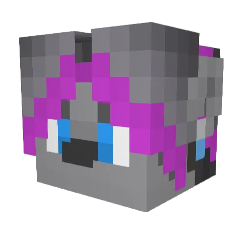 Jayce_Riku Minecraft avatar head, 3D render