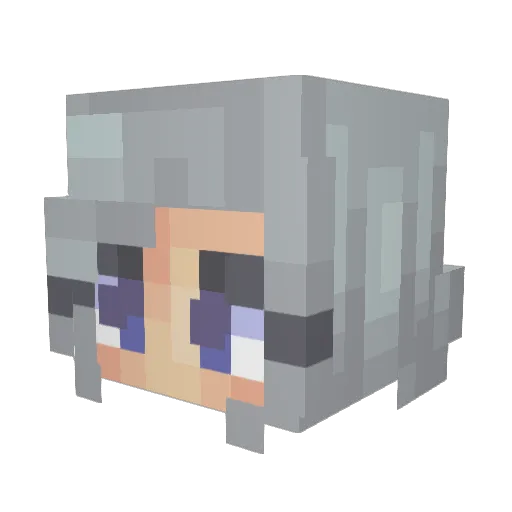 Jaych342 Minecraft avatar head, 3D render