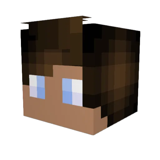 Jaycmason Minecraft avatar head, 3D render