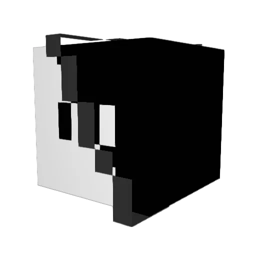 Jaycubbb Minecraft avatar head, 3D render