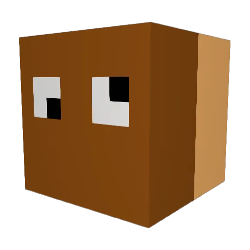 Jaycum Minecraft avatar head, 3D render
