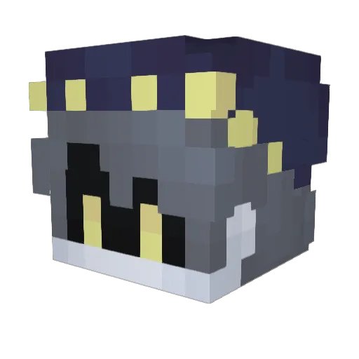 Jayden13O Minecraft avatar head, 3D render