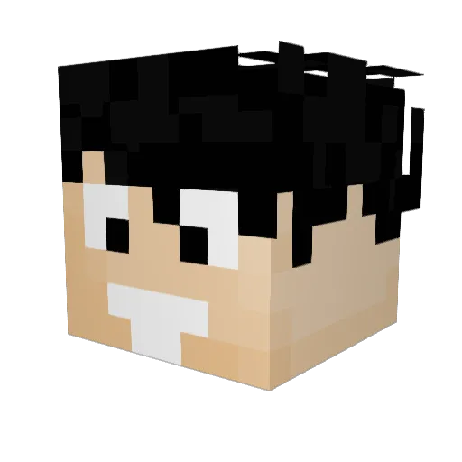 Jayden21333 Minecraft avatar head, 3D render