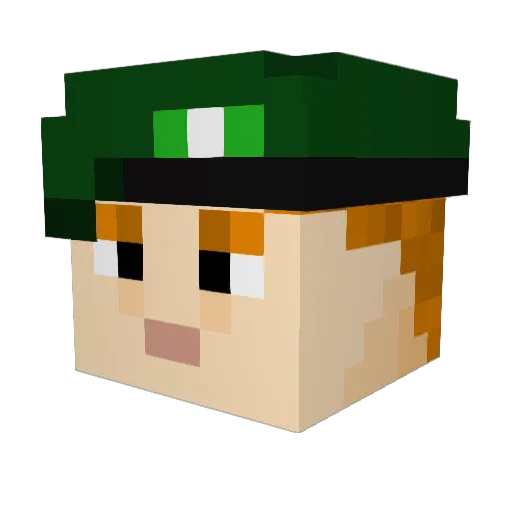 Jayden505050 Minecraft avatar head, 3D render
