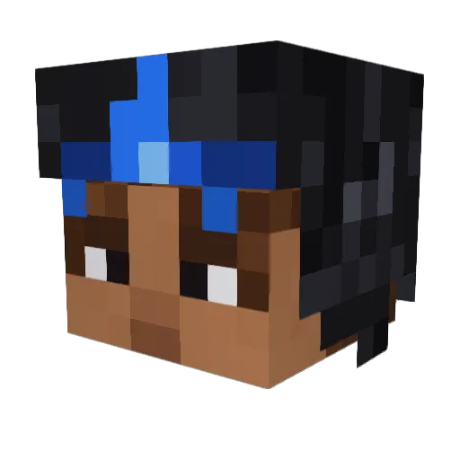JaydenMan6 Minecraft avatar head, 3D render
