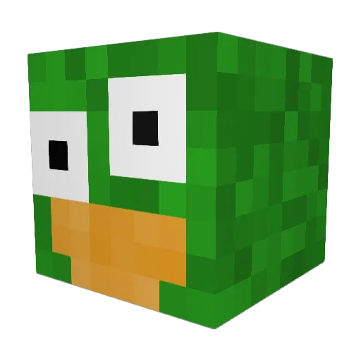 Jayden_On_Quack Minecraft avatar head, 3D render
