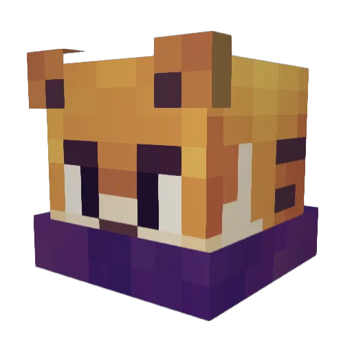 Jayden_x Minecraft avatar head, 3D render