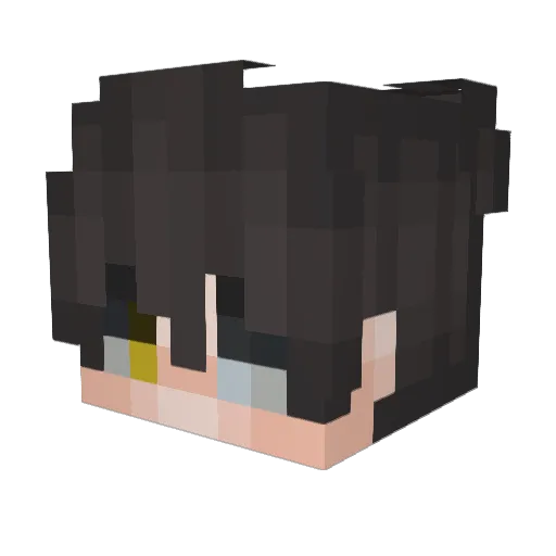 Jaydency Minecraft avatar head, 3D render