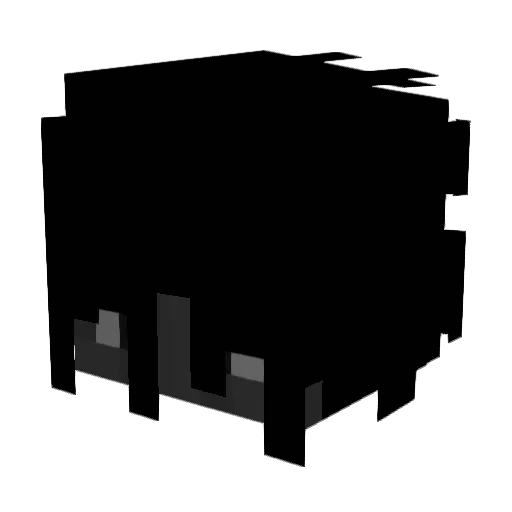 Jaydnfr Minecraft avatar head, 3D render