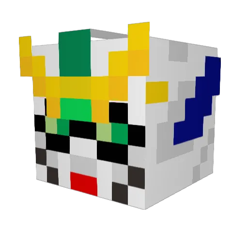 Jayfresh91 Minecraft avatar head, 3D render