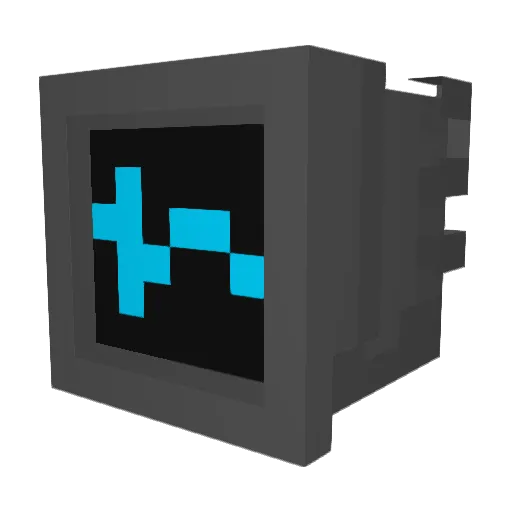 Jayhwk Minecraft avatar head, 3D render