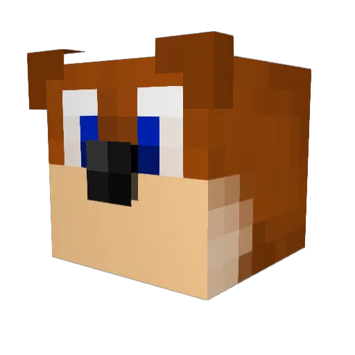 JayisFlaco Minecraft avatar head, 3D render