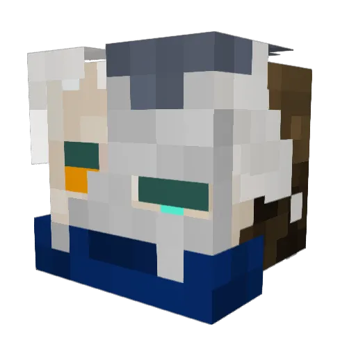 Jayisgoneboop Minecraft avatar head, 3D render
