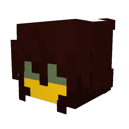 JayjayBoi8 Minecraft avatar head, 3D render