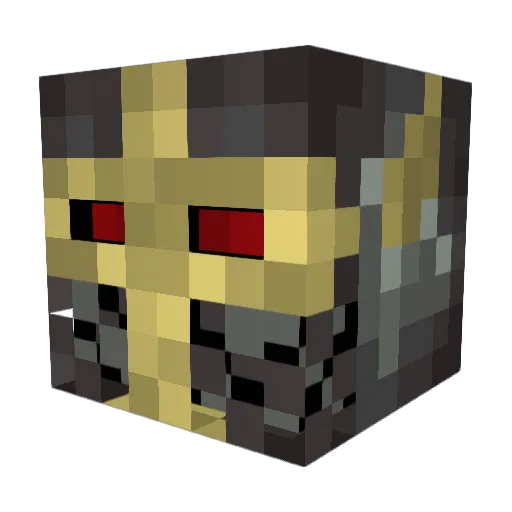 Jaykeish Minecraft avatar head, 3D render