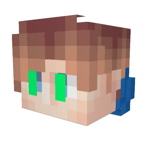 Jaykiller47 Minecraft avatar head, 3D render