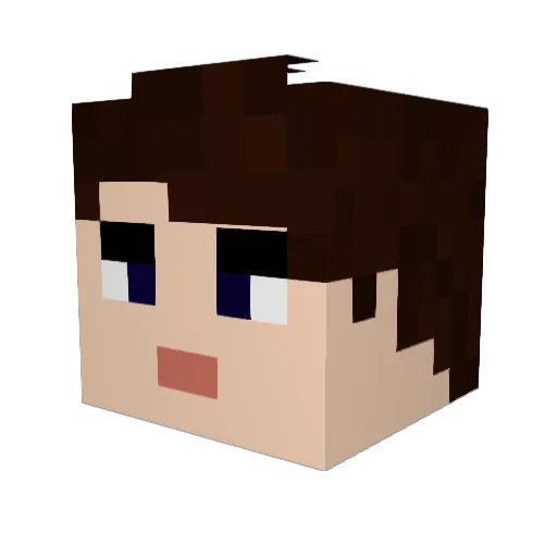 Jaykool913 Minecraft avatar head, 3D render