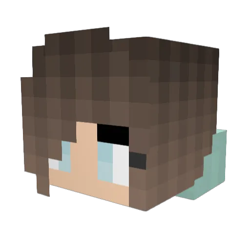 Jayla_MC Minecraft avatar head, 3D render