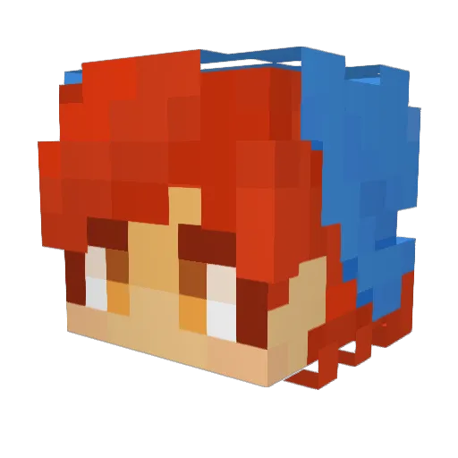 JaylenC101 Minecraft avatar head, 3D render