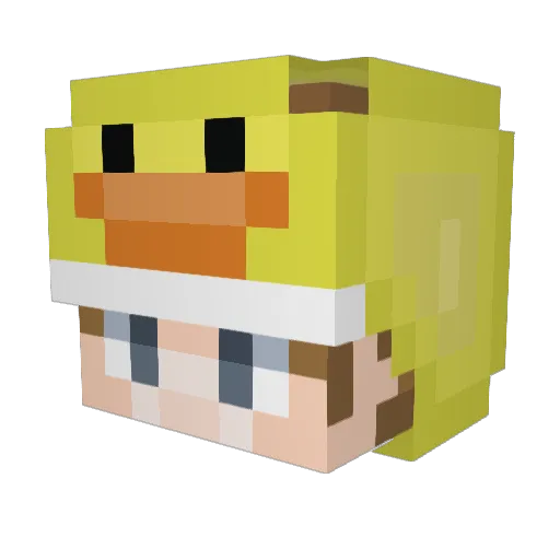 JaylenSokus Minecraft avatar head, 3D render