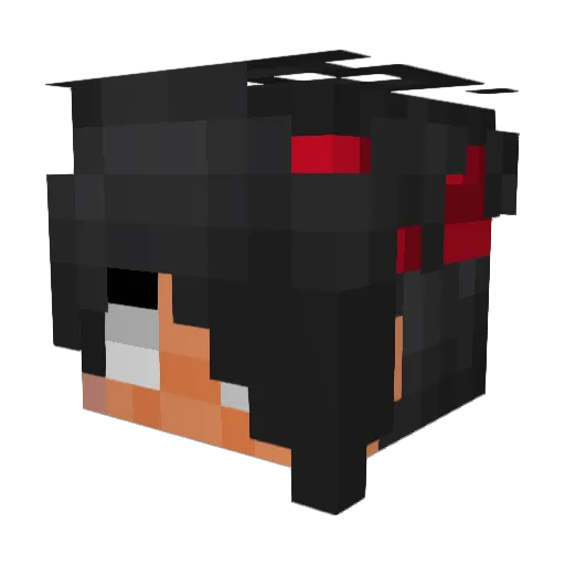 JaylifeTV Minecraft avatar head, 3D render