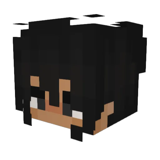 JaylinTDz Minecraft avatar head, 3D render