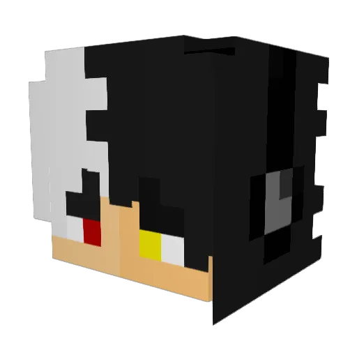 Jaylus_ Minecraft avatar head, 3D render
