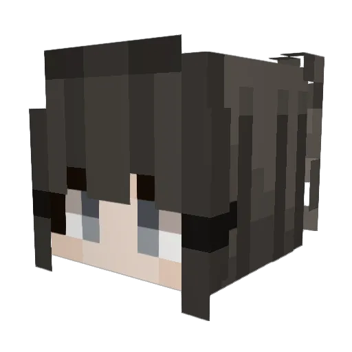 Jaylynnont Minecraft avatar head, 3D render