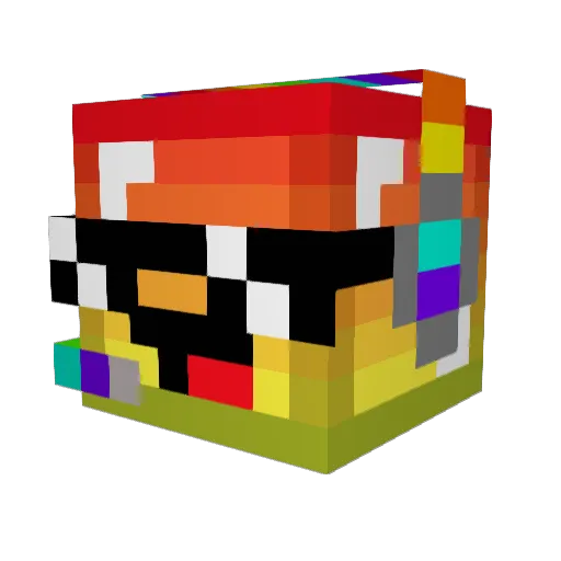 Jayman4715 Minecraft avatar head, 3D render