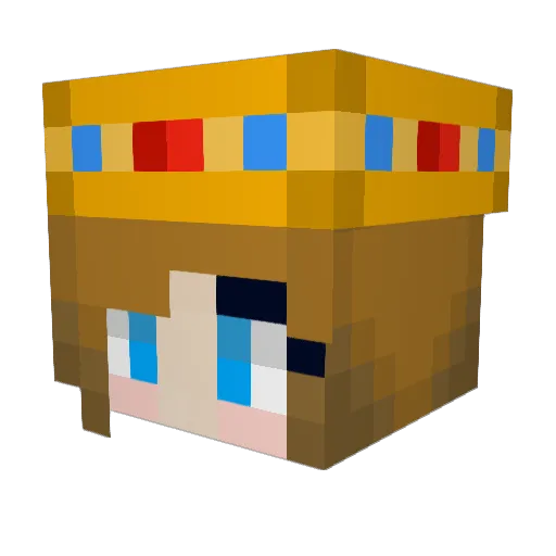 Jayman_15 Minecraft avatar head, 3D render