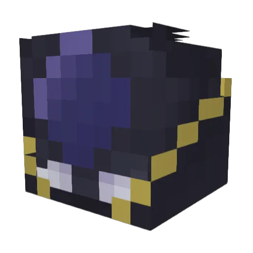 Jayotic44 Minecraft avatar head, 3D render