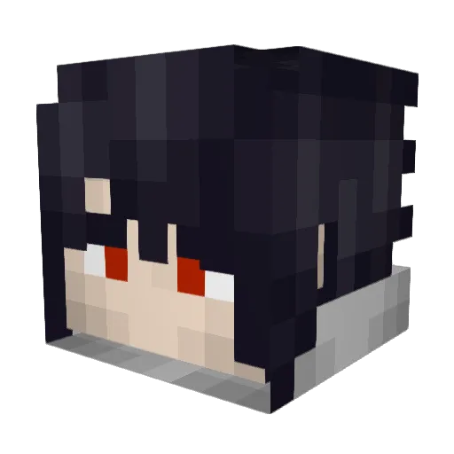 Jayrizzle36 Minecraft avatar head, 3D render