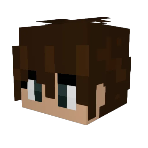 JaysBane Minecraft avatar head, 3D render