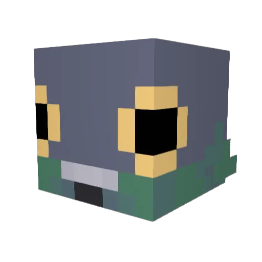 JaysYK Minecraft avatar head, 3D render