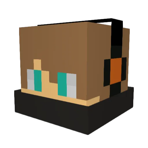 JayshxD Minecraft avatar head, 3D render