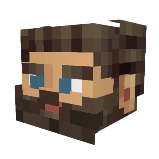 JaysinStatic138 Minecraft avatar head, 3D render