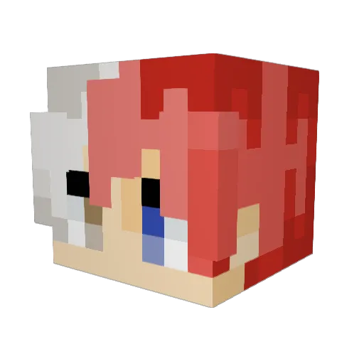 JaytheArtist Minecraft avatar head, 3D render
