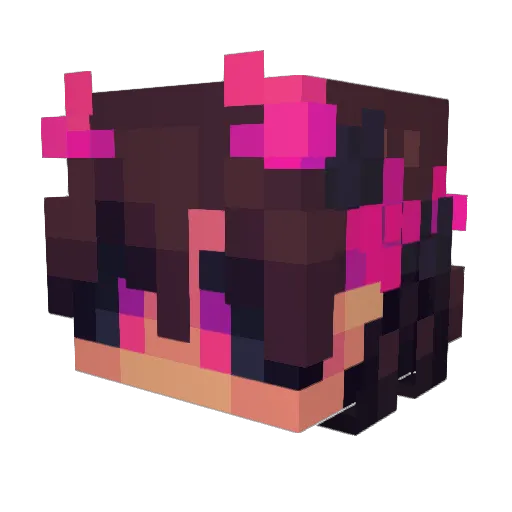 JayyLow Minecraft avatar head, 3D render