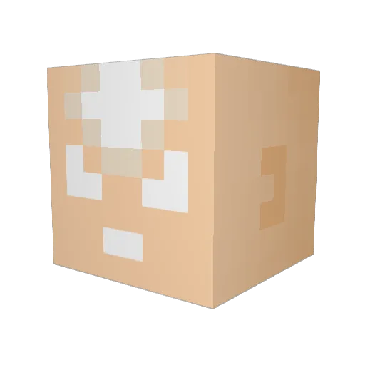 Jayynetic Minecraft avatar head, 3D render
