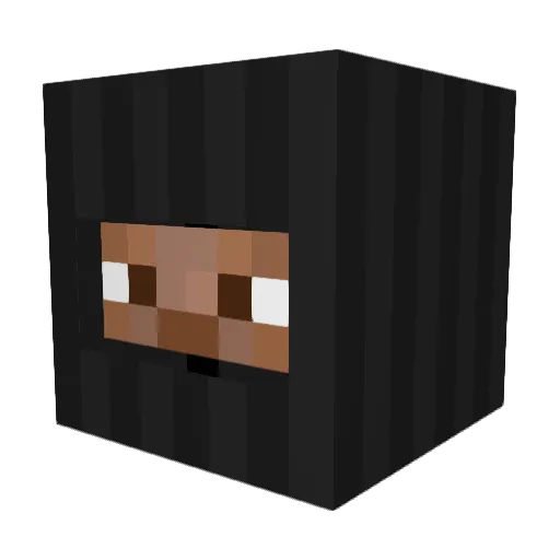 Jayzisbetter Minecraft avatar head, 3D render