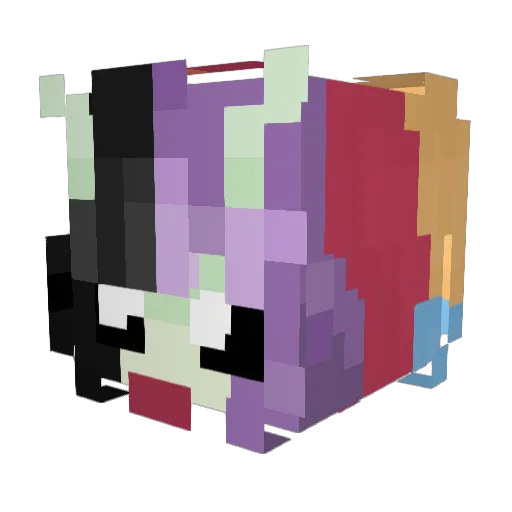 JazTheJester Minecraft avatar head, 3D render