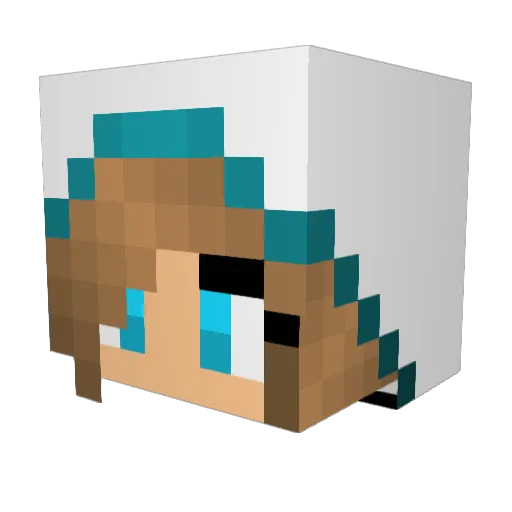 Jaz_96 Minecraft avatar head, 3D render