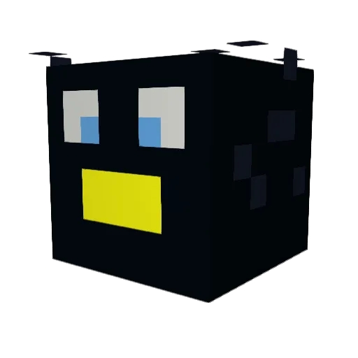 Jazavac5 Minecraft avatar head, 3D render