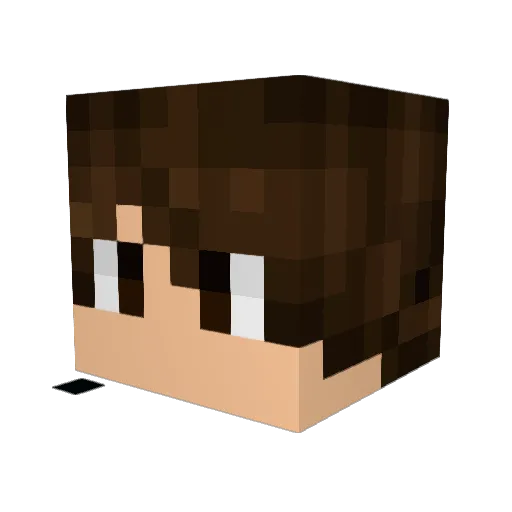 Jaze132 Minecraft avatar head, 3D render