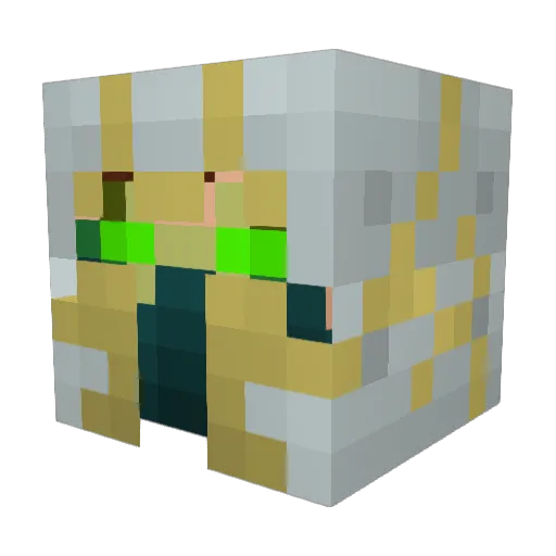 JazeJenkins Minecraft avatar head, 3D render