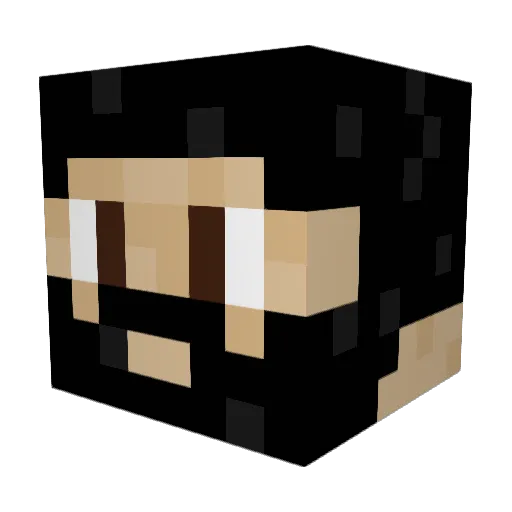 Jaze_el Minecraft avatar head, 3D render