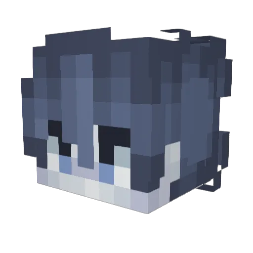 Jaziel009 Minecraft avatar head, 3D render